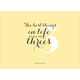 Yellow Best In Threes Triplets Double Photo Birth Announcements Image 2 of 5